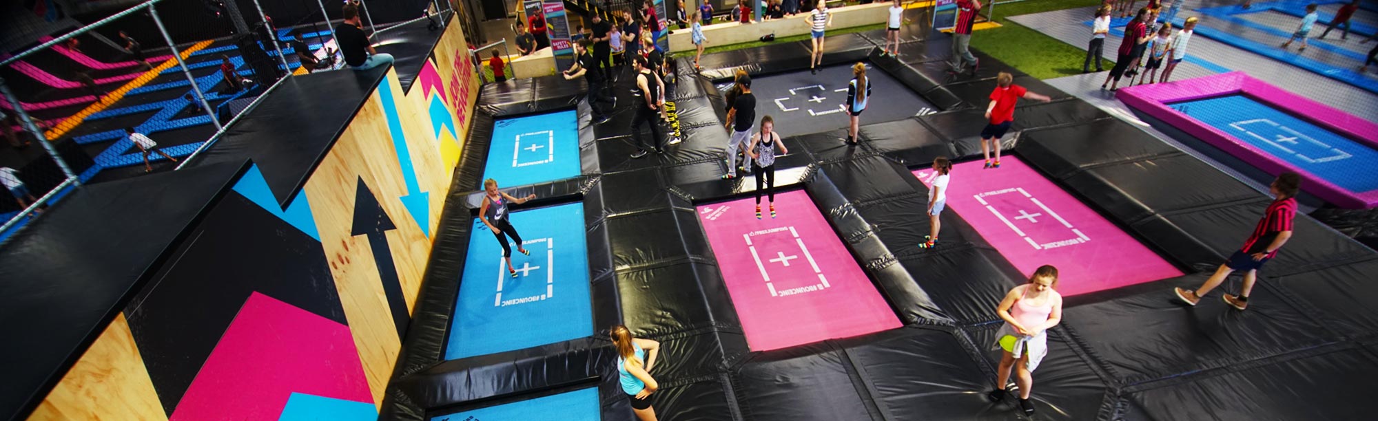 BOUNCE Singapore High Performance Area with Olympic Grade Trampolines