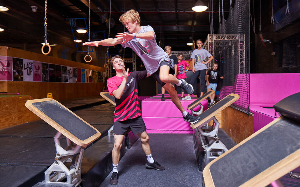 Ninja squad coach and class member