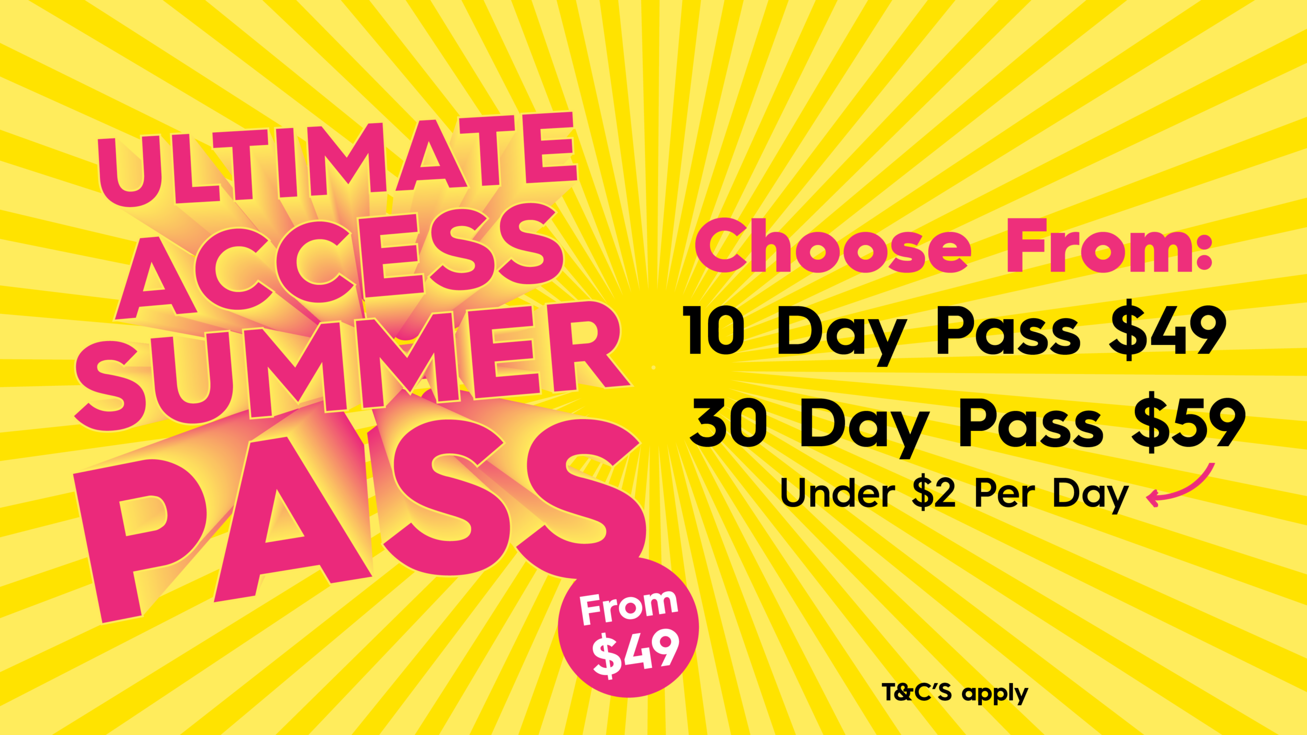 Ultimate Summer Pass