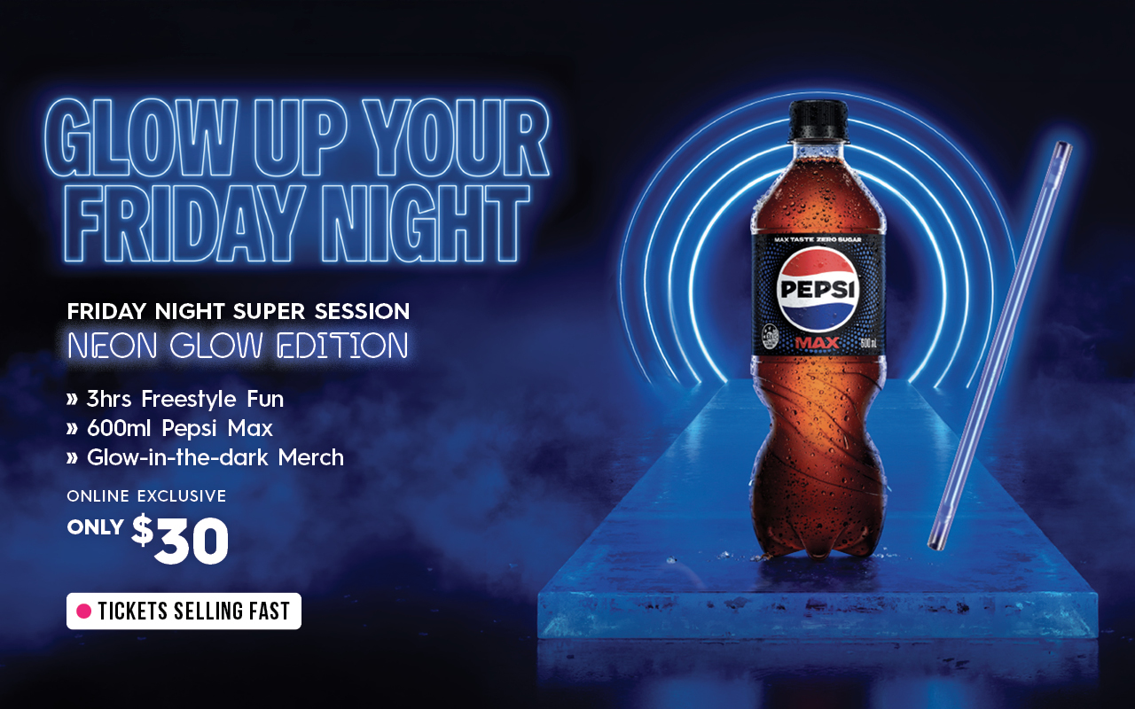 Glow up your Friday Night with Friday Night Super Session neon glow edition