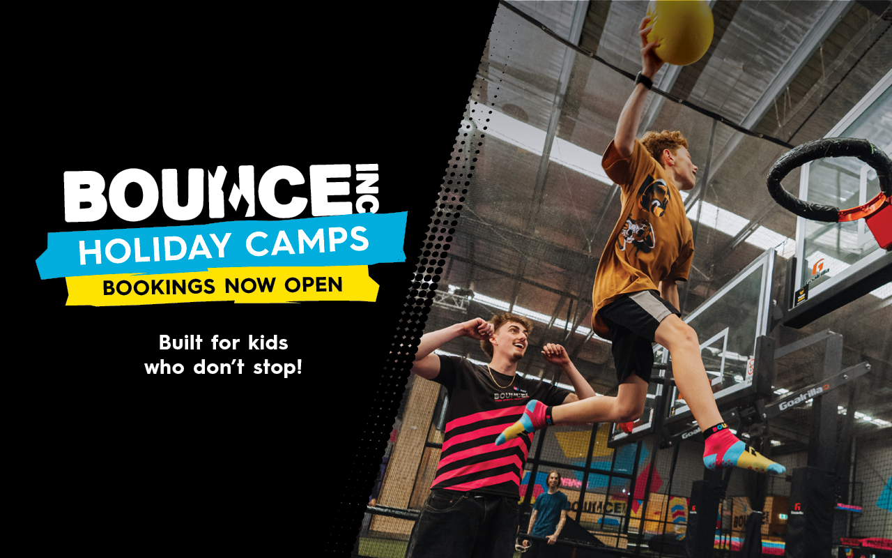 Holiday camp bookings now open. Built for kids who don't stop