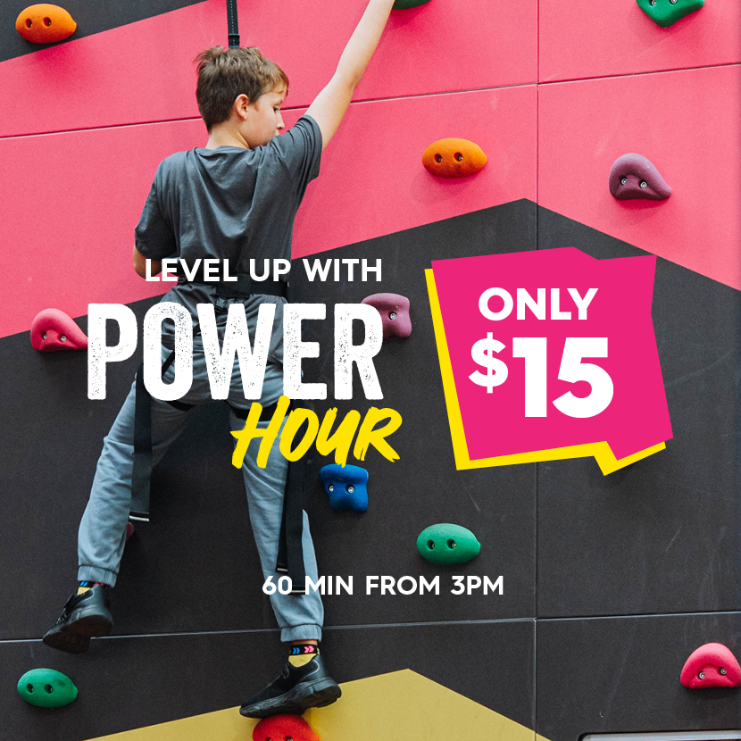 Power Hour: $15 for 60 minutes access from 3pm